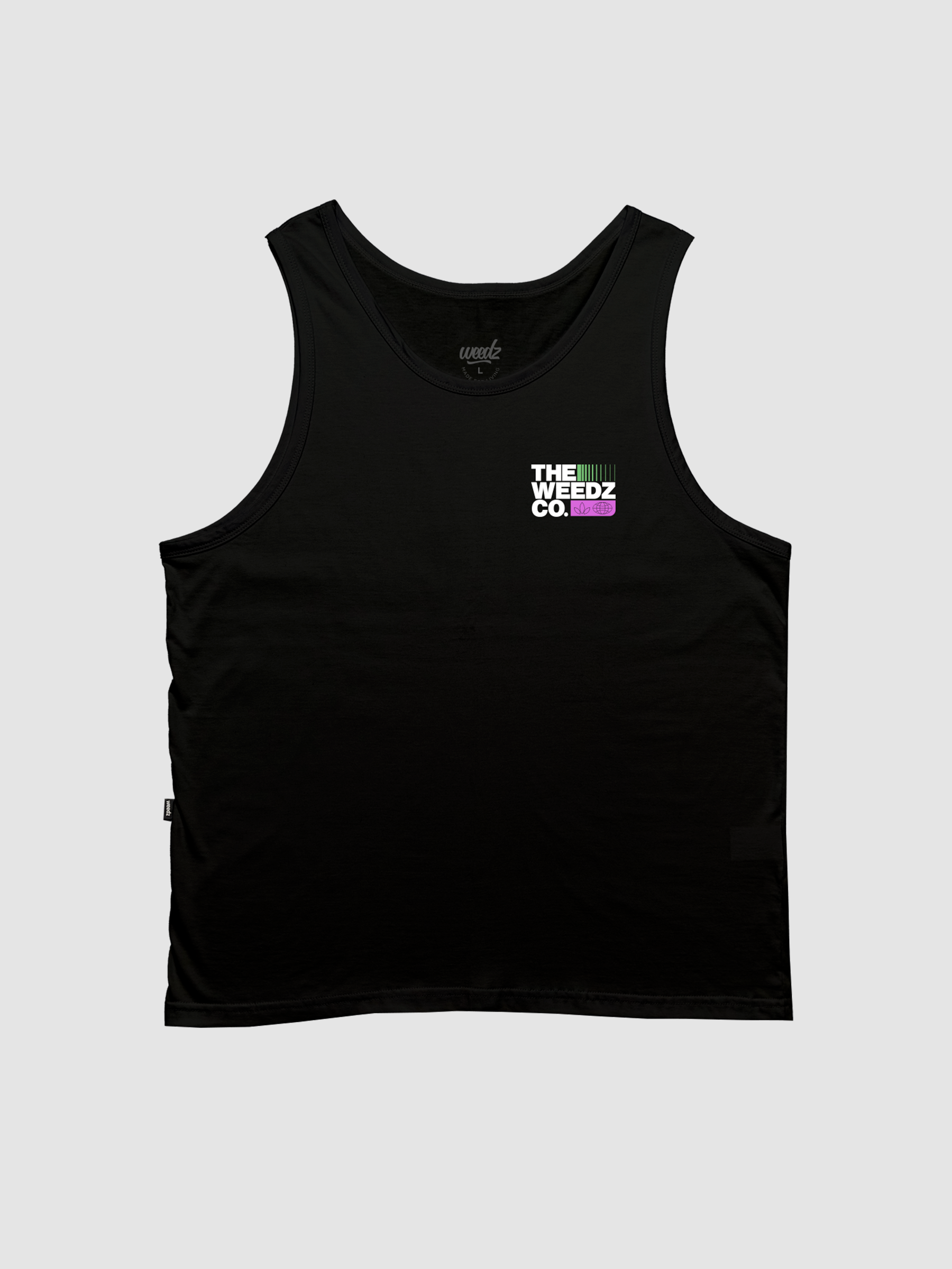 Weedz co. Black Tank Top