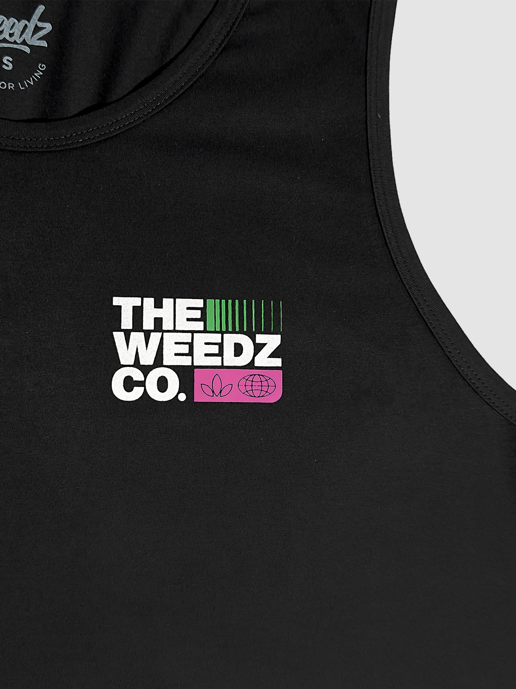 Weedz co. Black Tank Top