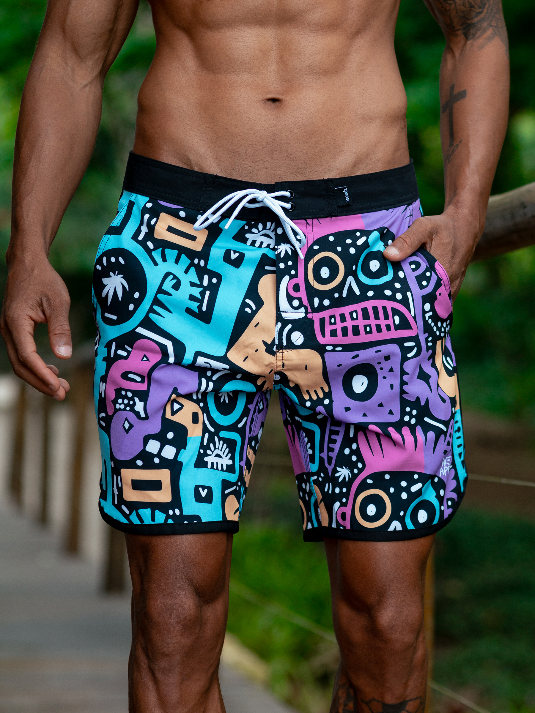 Basquiat Walkshorts