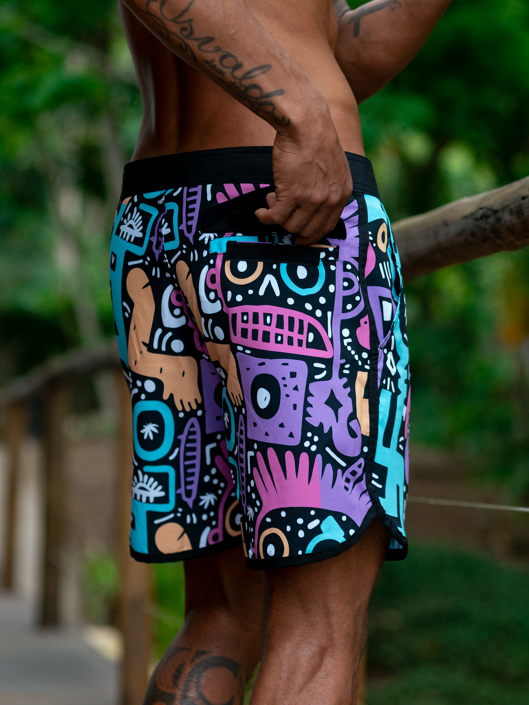 Basquiat Walkshorts