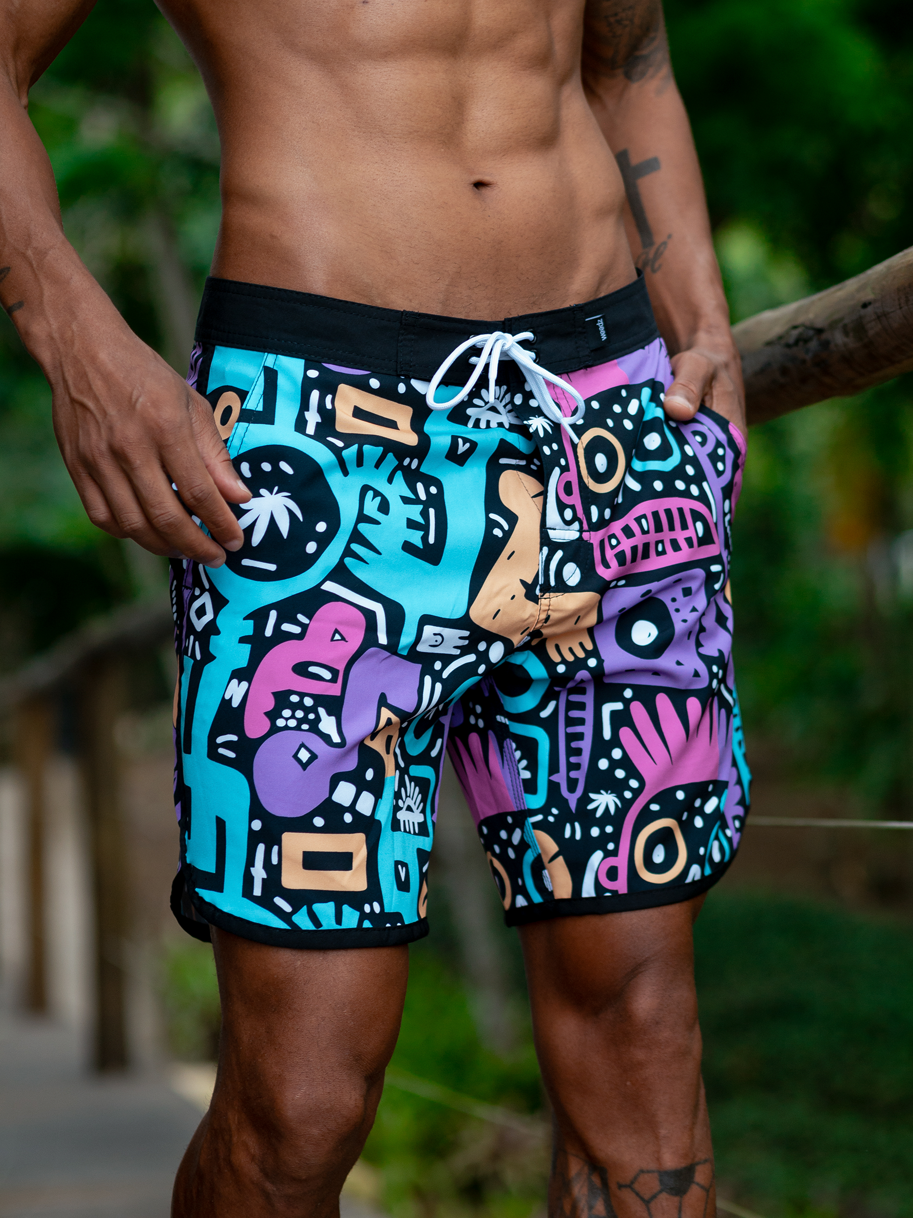 Basquiat Walkshorts
