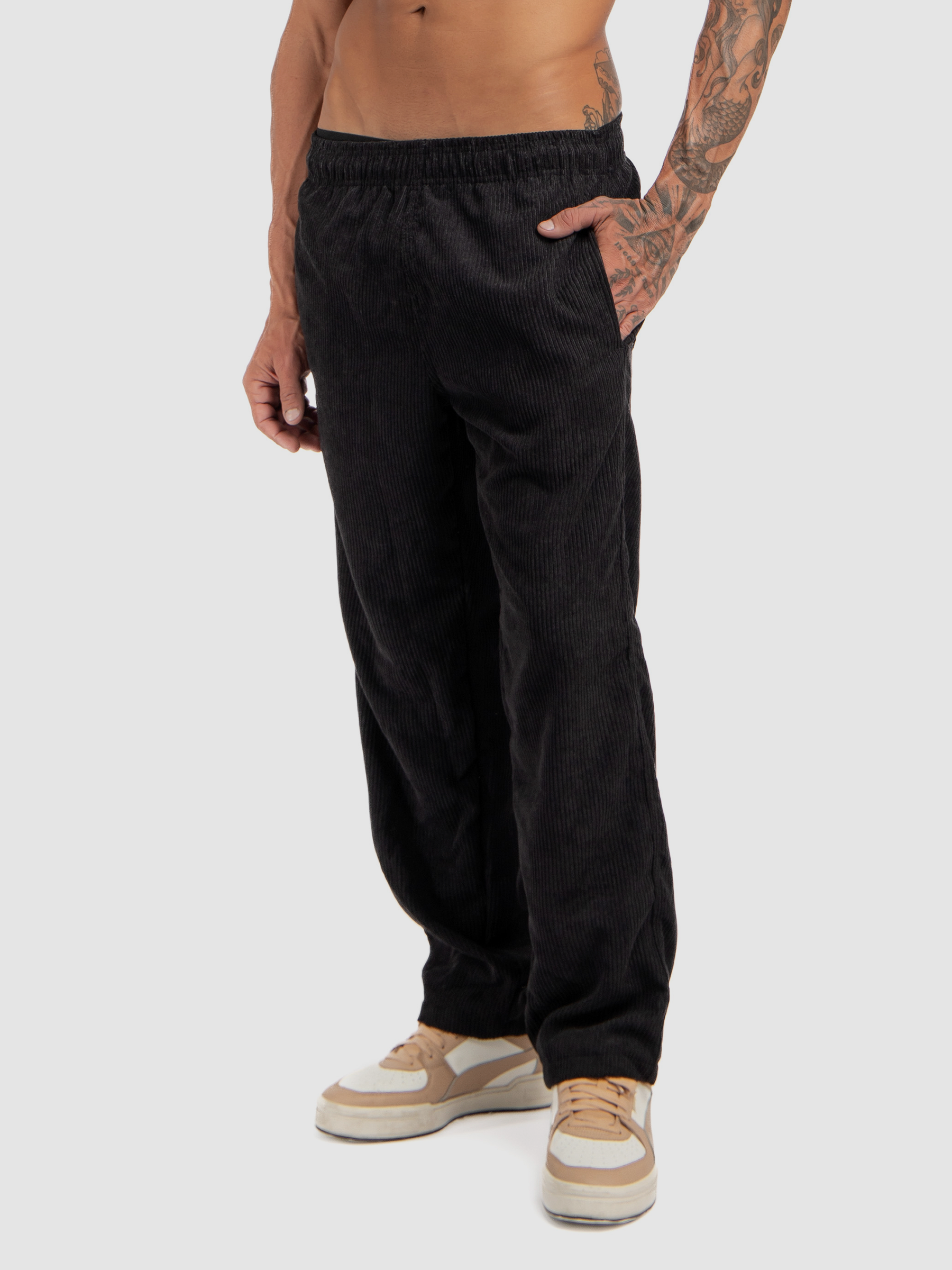 Black Velvet Pants