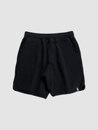 Black Stretch Sweatpants Walkshorts