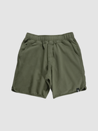 Green Stretch Sweatpants Walkshorts